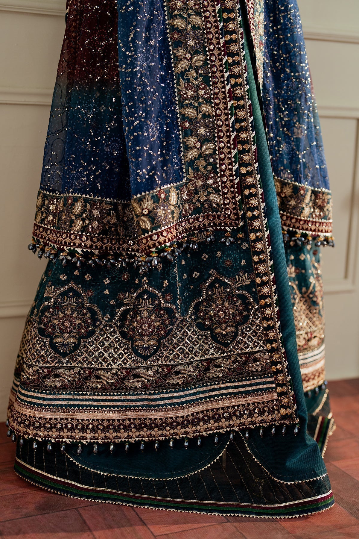 BAROQUE__EMBROIDERED CHIFFON CH13-03 - House Of Hania
