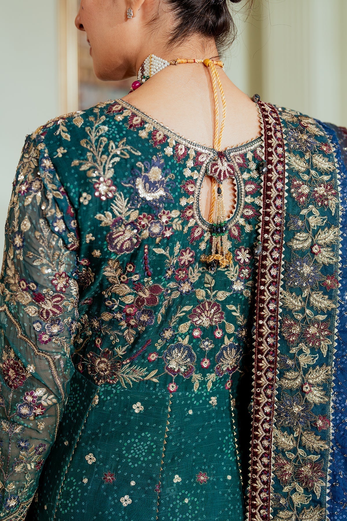 BAROQUE__EMBROIDERED CHIFFON CH13-03 - House Of Hania