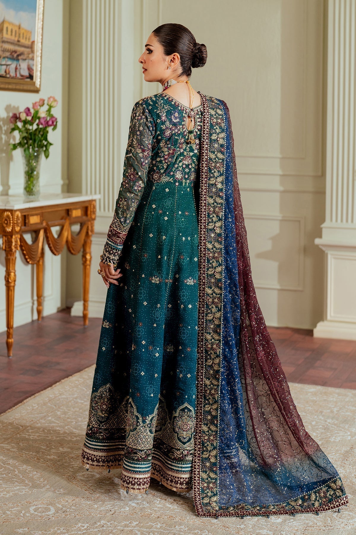 BAROQUE__EMBROIDERED CHIFFON CH13-03 - House Of Hania