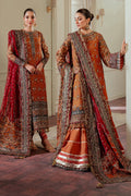 BAROQUE__EMBROIDERED NET CH13-01 STITCHED - House Of Hania