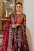 BAROQUE__EMBROIDERED NET CH13-01 STITCHED - House Of Hania