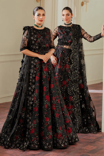 BAROQUE__EMBROIDERED NET CH13-05 STITCHED - House Of Hania