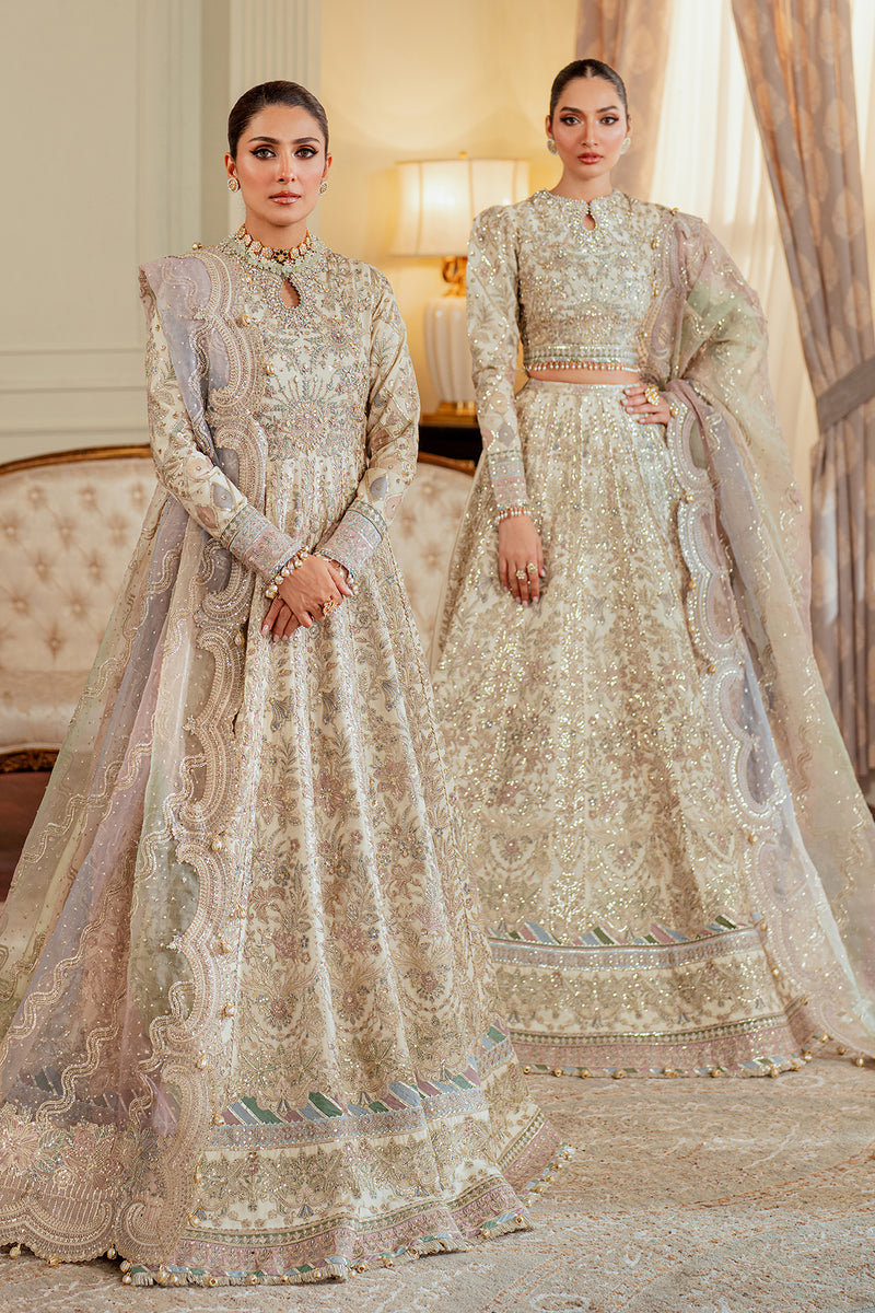 BAROQUE__EMBROIDERED NET CH13-06 STITCHED - House Of Hania