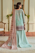 BAROQUE__EMBROIDERED NET CH13-08 STITCHED - House Of Hania