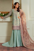 BAROQUE__EMBROIDERED NET CH13-08 STITCHED - House Of Hania