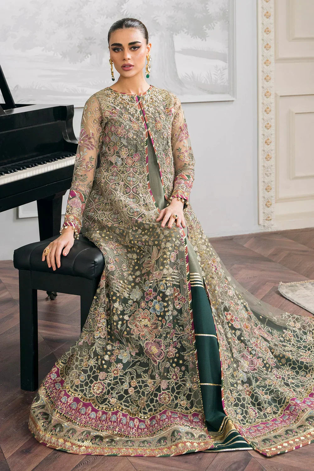 Baroque | Chantelle Embroidered Collection 2024 | CH12-02 - House Of Hania