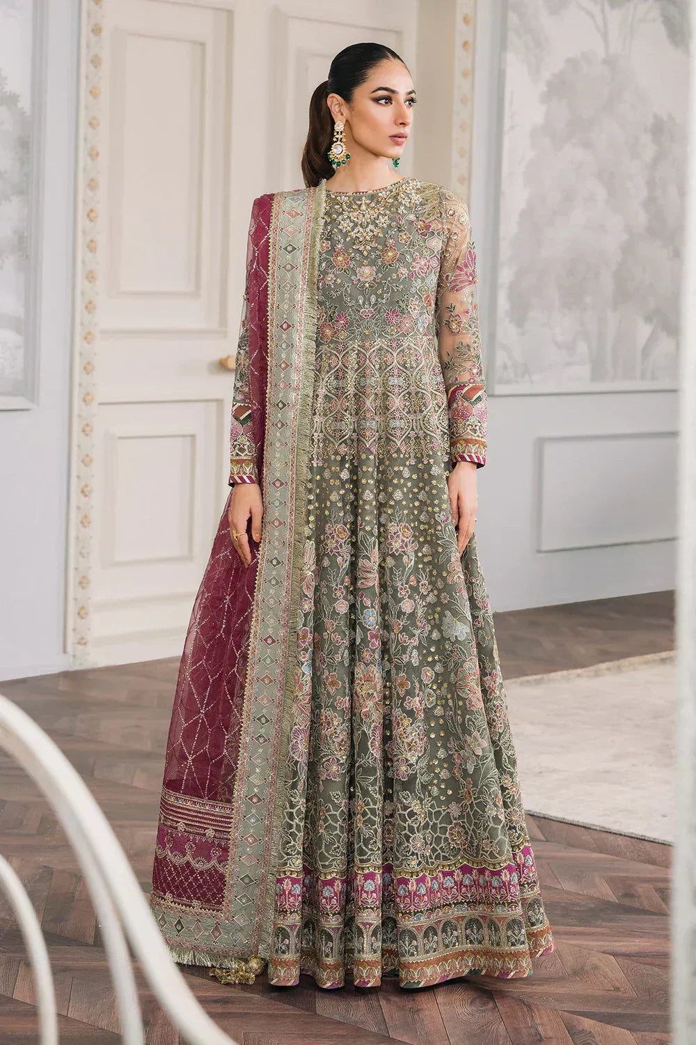 Baroque | Chantelle Embroidered Collection 2024 | CH12-02 - House Of Hania