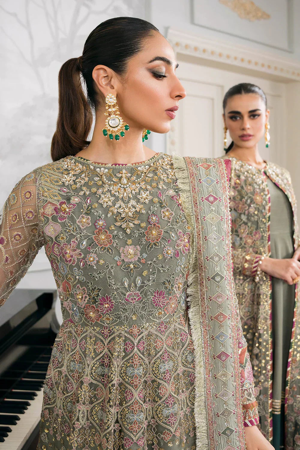 Baroque | Chantelle Embroidered Collection 2024 | CH12-02 - House Of Hania