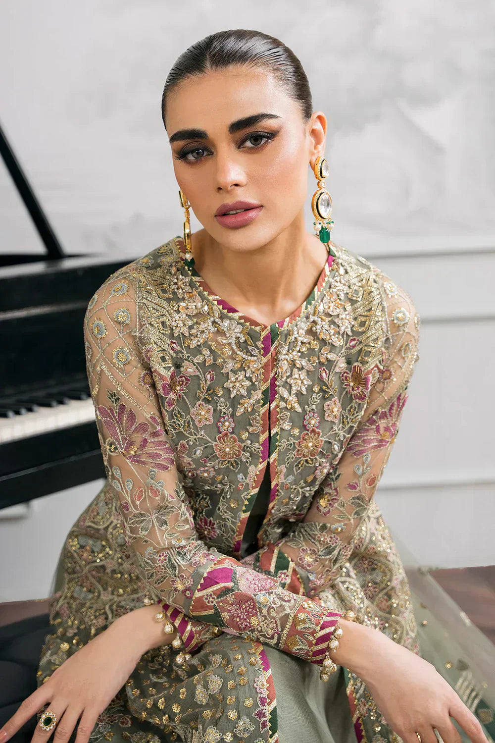 Baroque | Chantelle Embroidered Collection 2024 | CH12-02 - House Of Hania