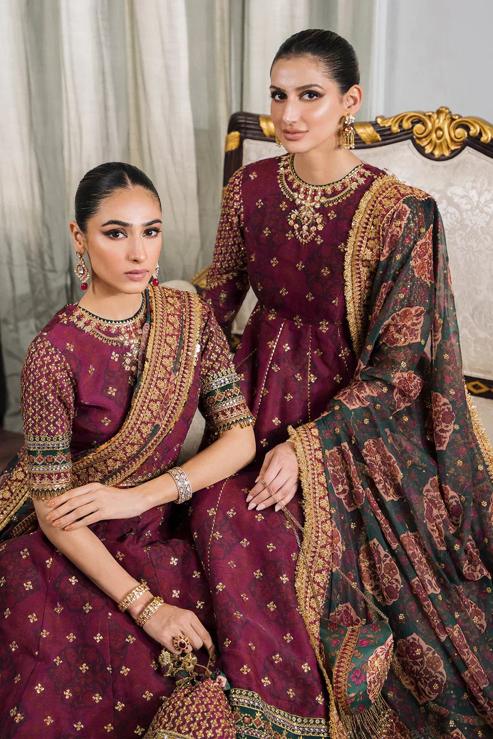 Baroque | Chantelle Embroidered Collection | CH12-03 - House Of Hania