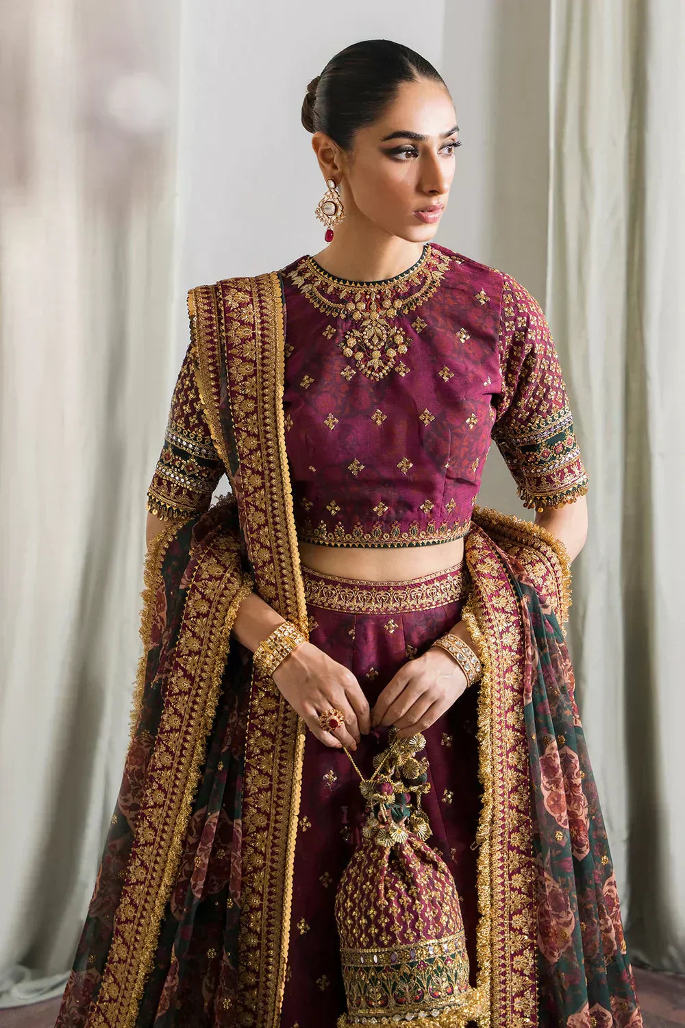 Baroque | Chantelle Embroidered Collection | CH12-03 - House Of Hania