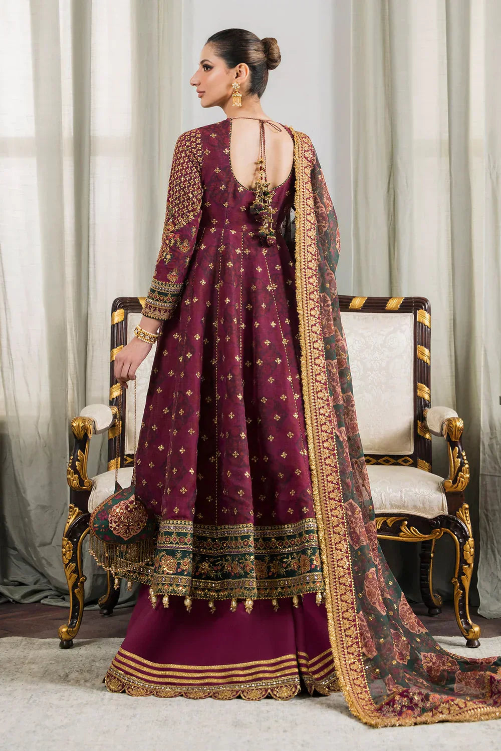 Baroque | Chantelle Embroidered Collection | CH12-03 - House Of Hania