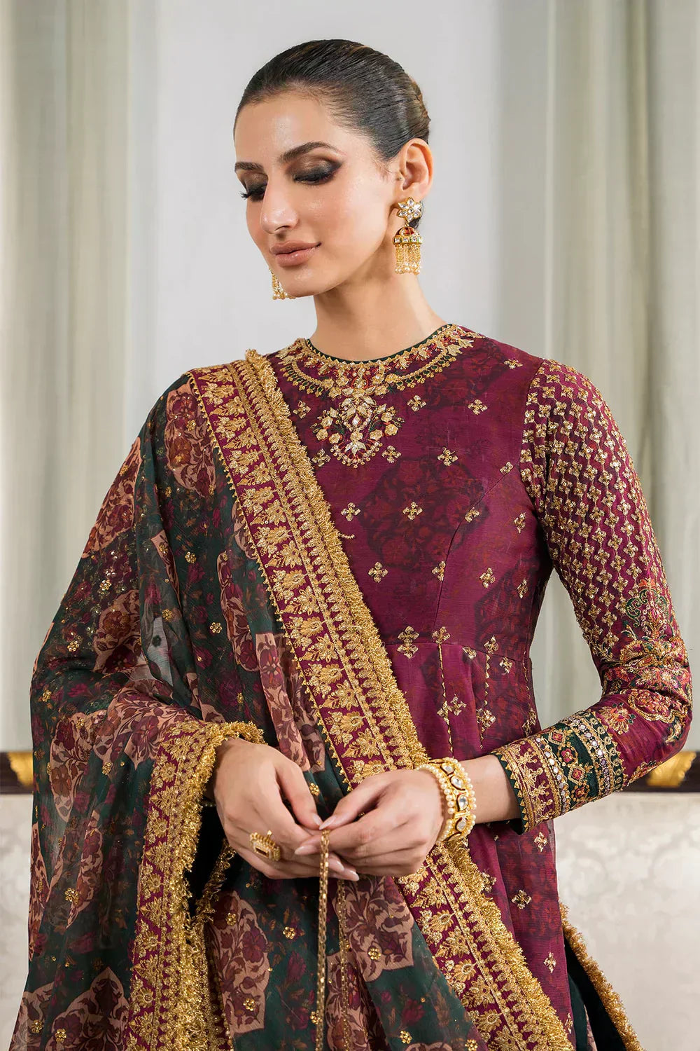 Baroque | Chantelle Embroidered Collection | CH12-03 - House Of Hania