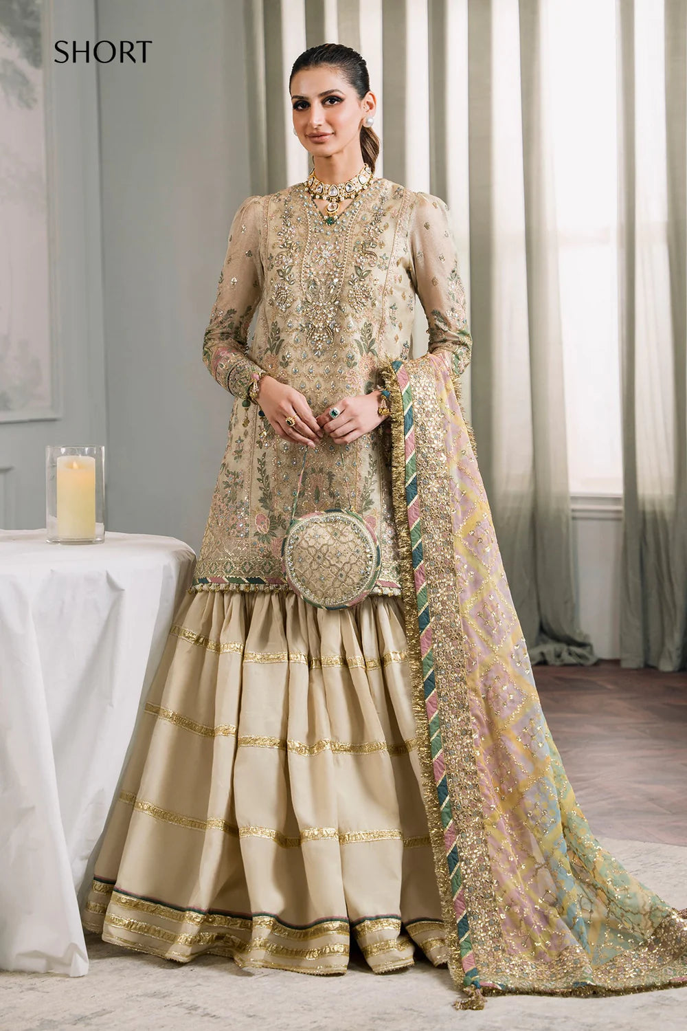 Baroque | Chantelle Embroidered Collection | CH12-04 - House Of Hania