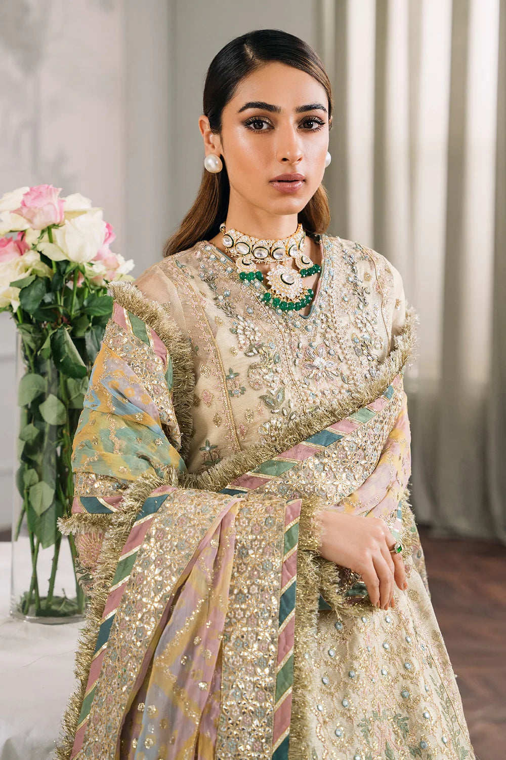 Baroque | Chantelle Embroidered Collection | CH12-04 - House Of Hania