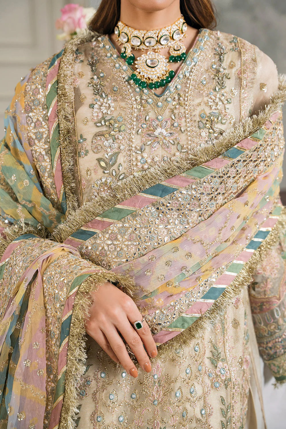 Baroque | Chantelle Embroidered Collection | CH12-04 - House Of Hania