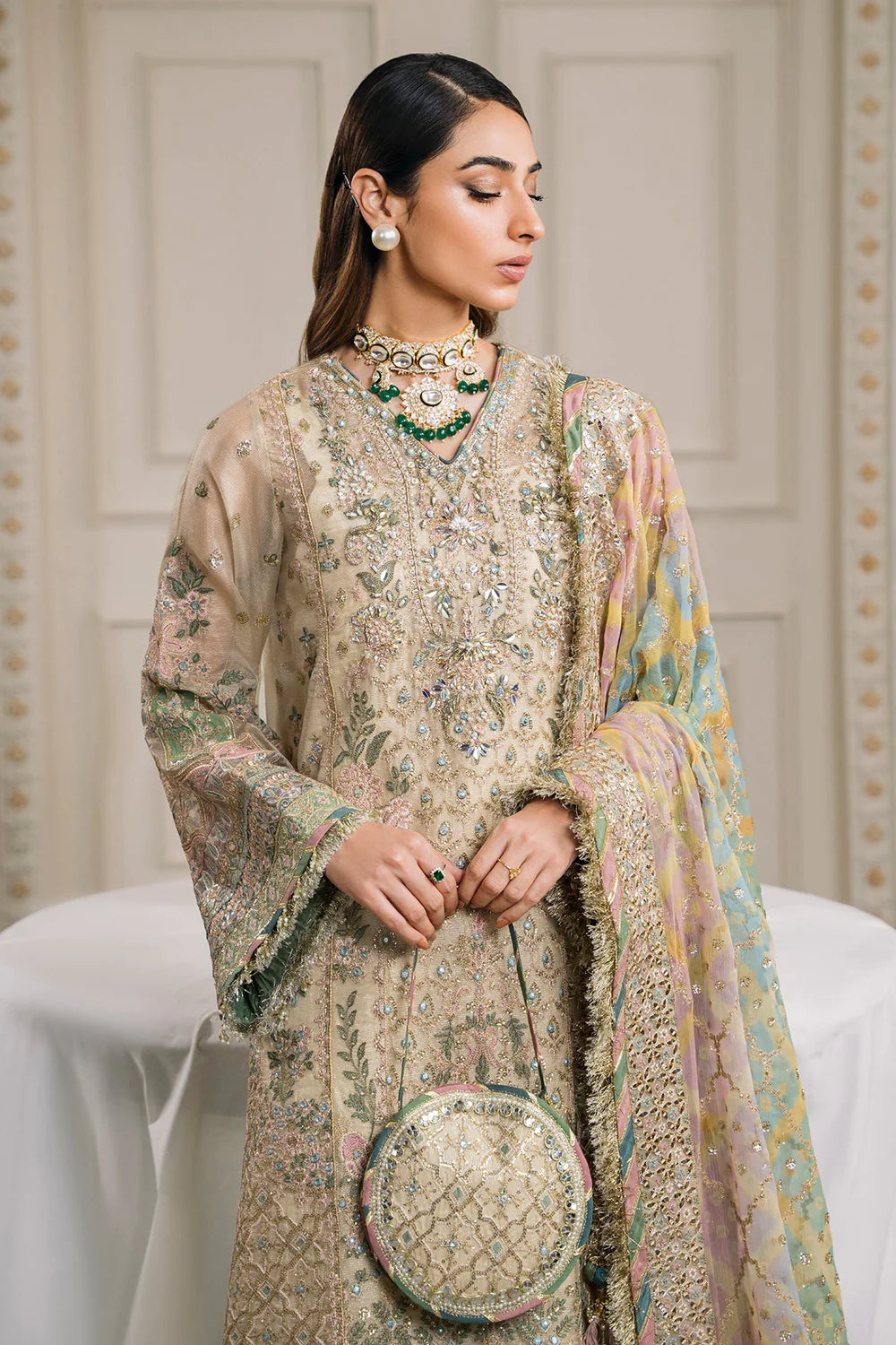 Baroque | Chantelle Embroidered Collection | CH12-04 - House Of Hania