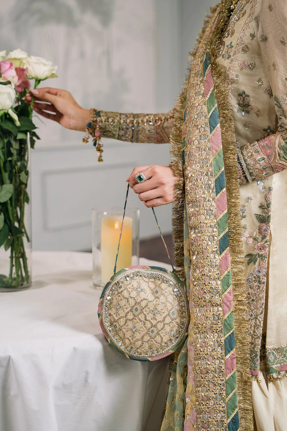 Baroque | Chantelle Embroidered Collection | CH12-04 - House Of Hania