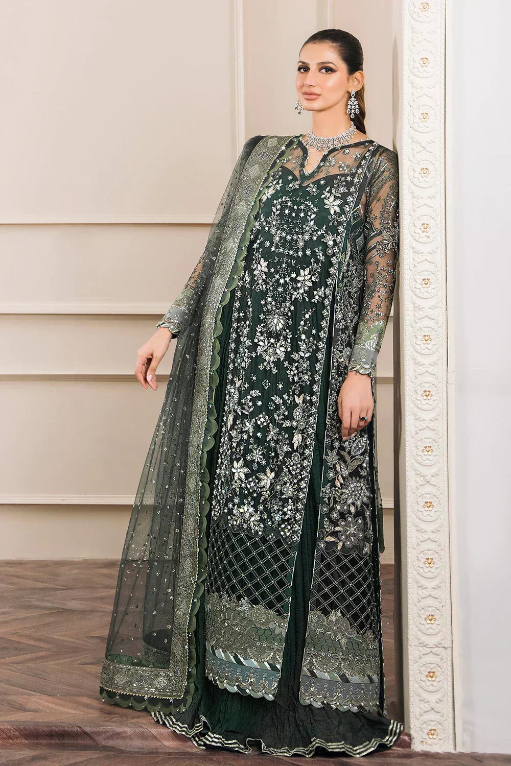 Baroque | Chantelle Embroidered Collection | CH12-05 - House Of Hania