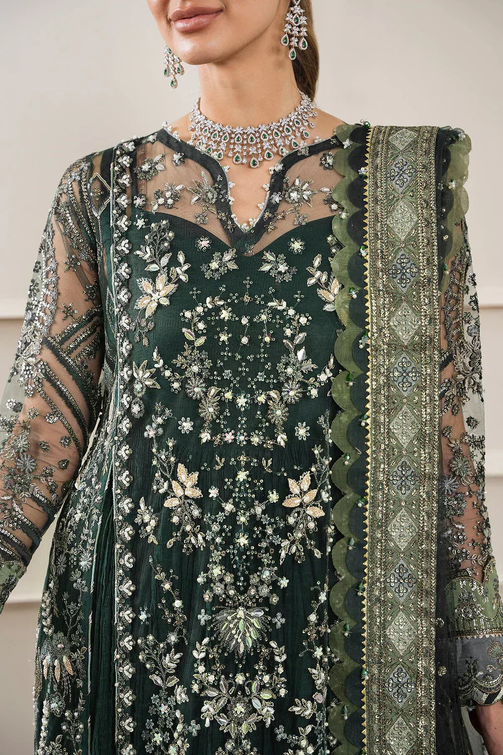 Baroque | Chantelle Embroidered Collection | CH12-05 - House Of Hania