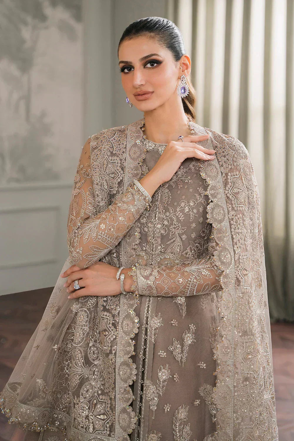 Baroque | Chantelle Embroidered Collection | CH12-06 - House Of Hania