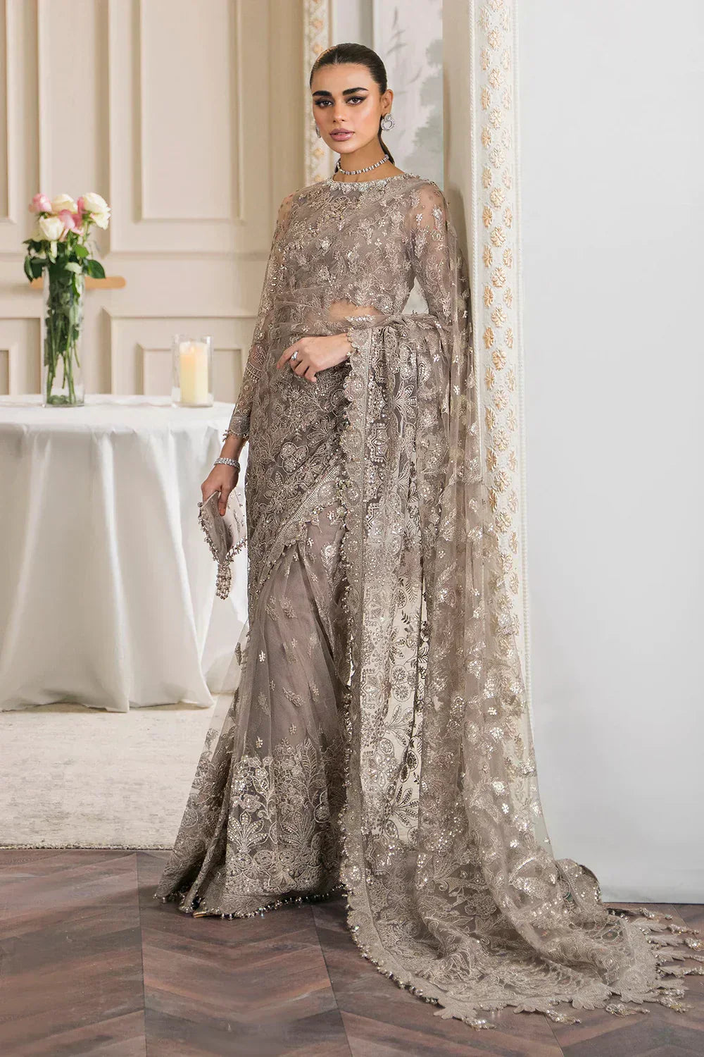 Baroque | Chantelle Embroidered Collection | CH12-06 - House Of Hania