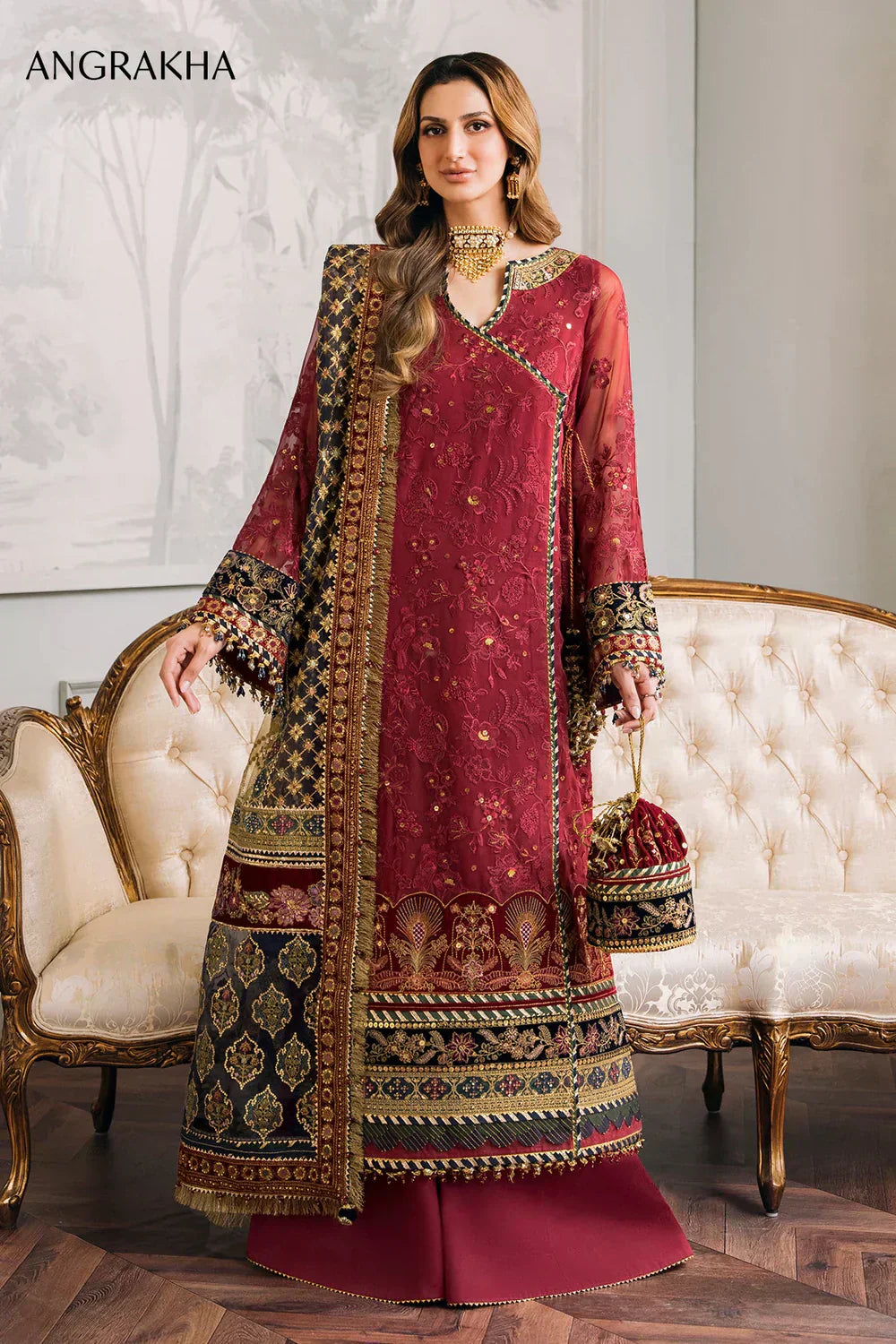 Baroque | Chantelle Embroidered Collection | CH12-07 - House Of Hania