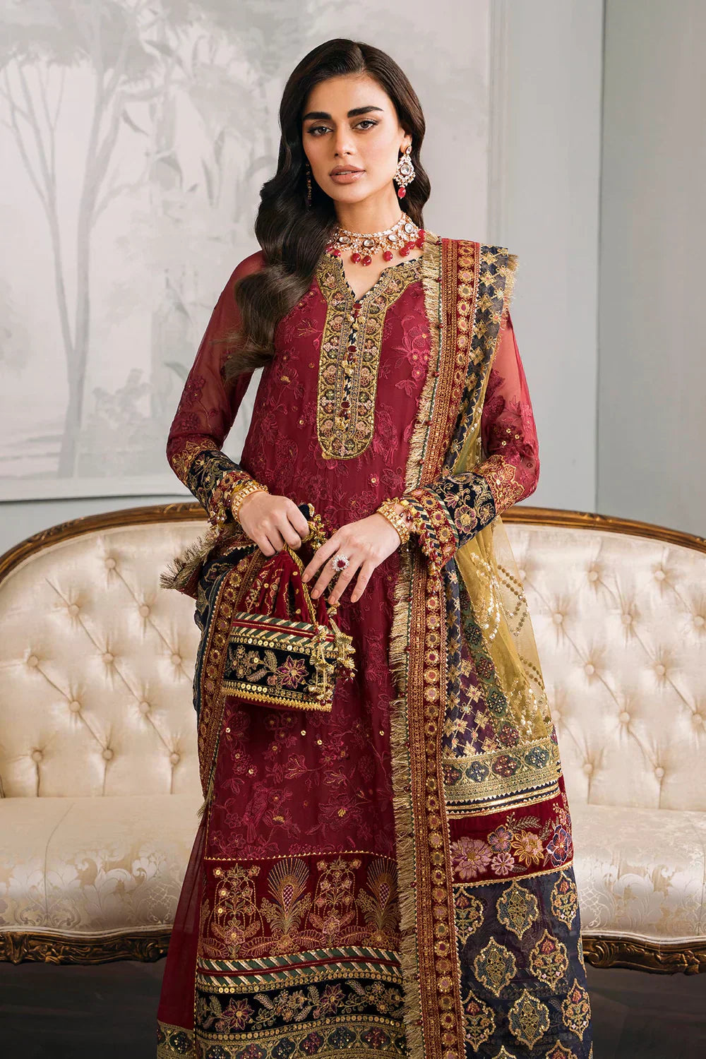 Baroque | Chantelle Embroidered Collection | CH12-07 - House Of Hania
