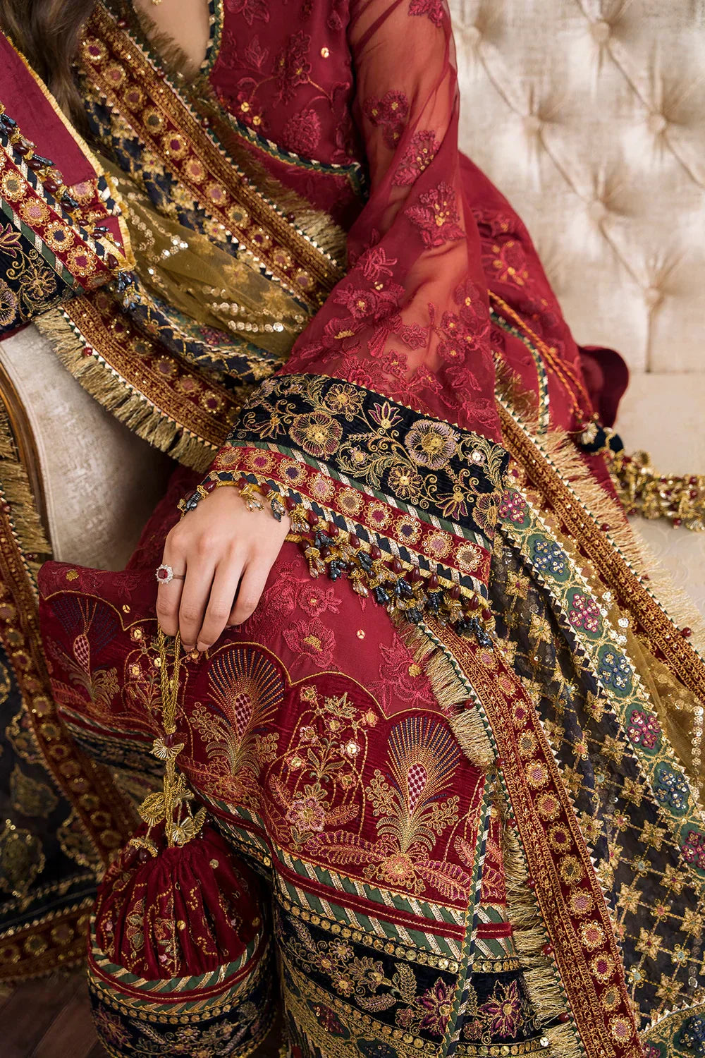 Baroque | Chantelle Embroidered Collection | CH12-07 - House Of Hania