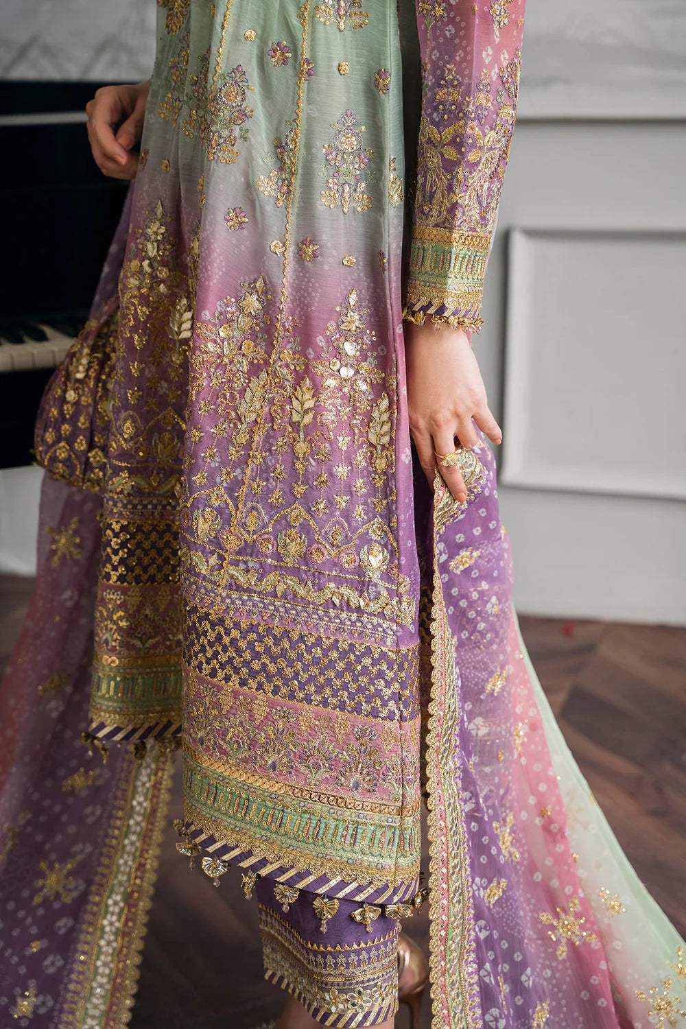 Baroque | Chantelle Embroidered Collection | CH12-08 - House Of Hania
