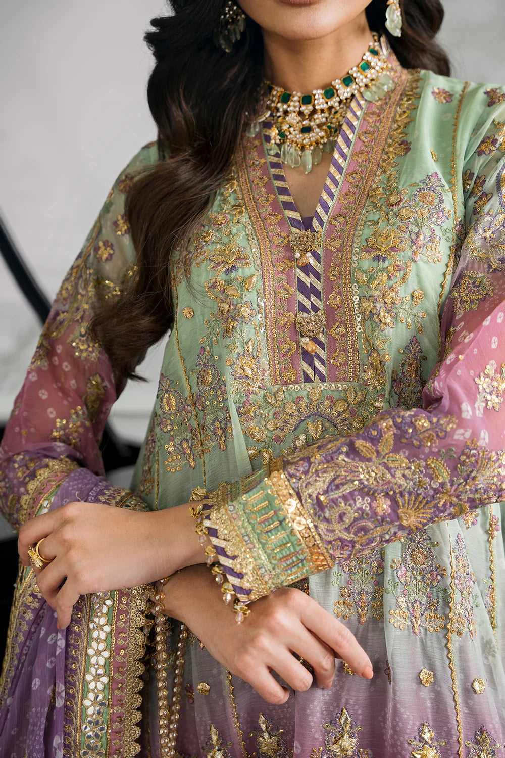 Baroque | Chantelle Embroidered Collection | CH12-08 - House Of Hania