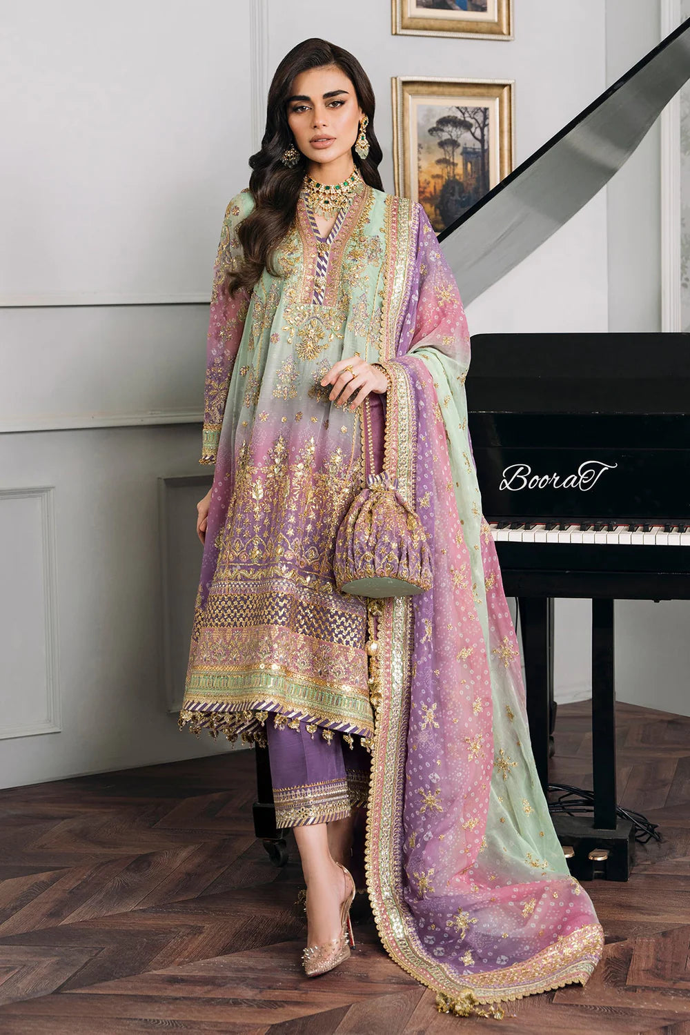 Baroque | Chantelle Embroidered Collection | CH12-08 - House Of Hania