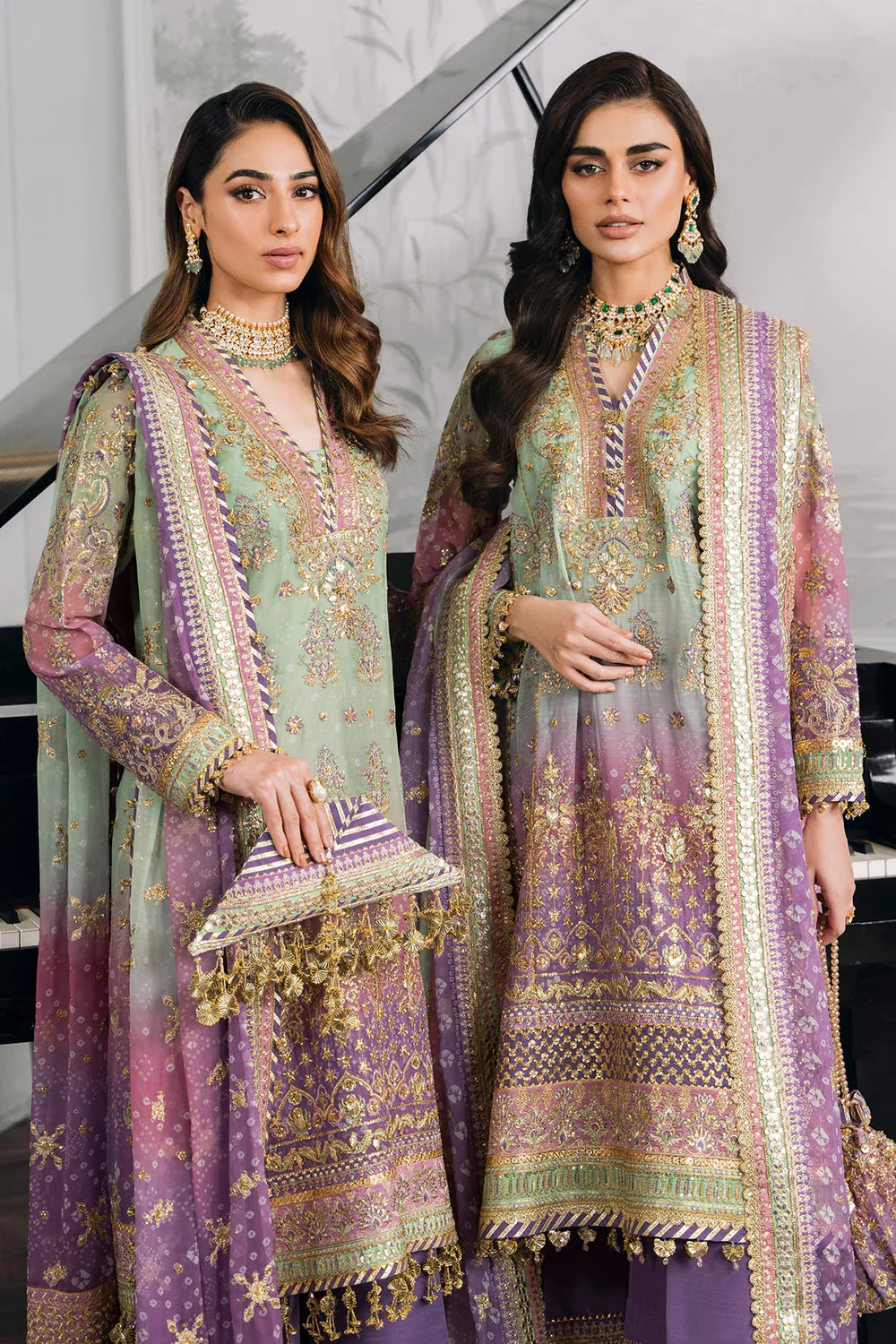 Baroque | Chantelle Embroidered Collection | CH12-08 - House Of Hania