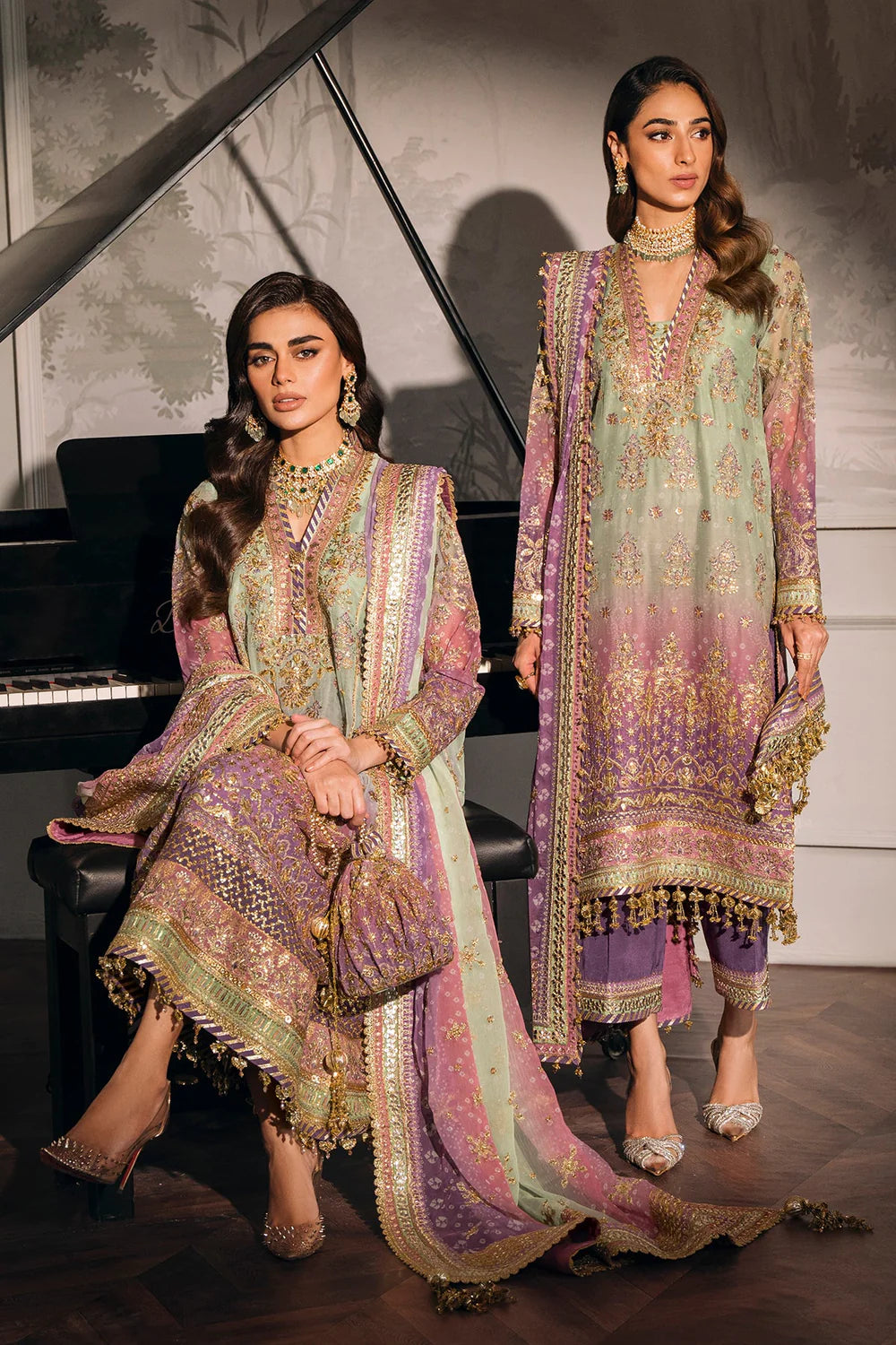 Baroque | Chantelle Embroidered Collection | CH12-08 - House Of Hania