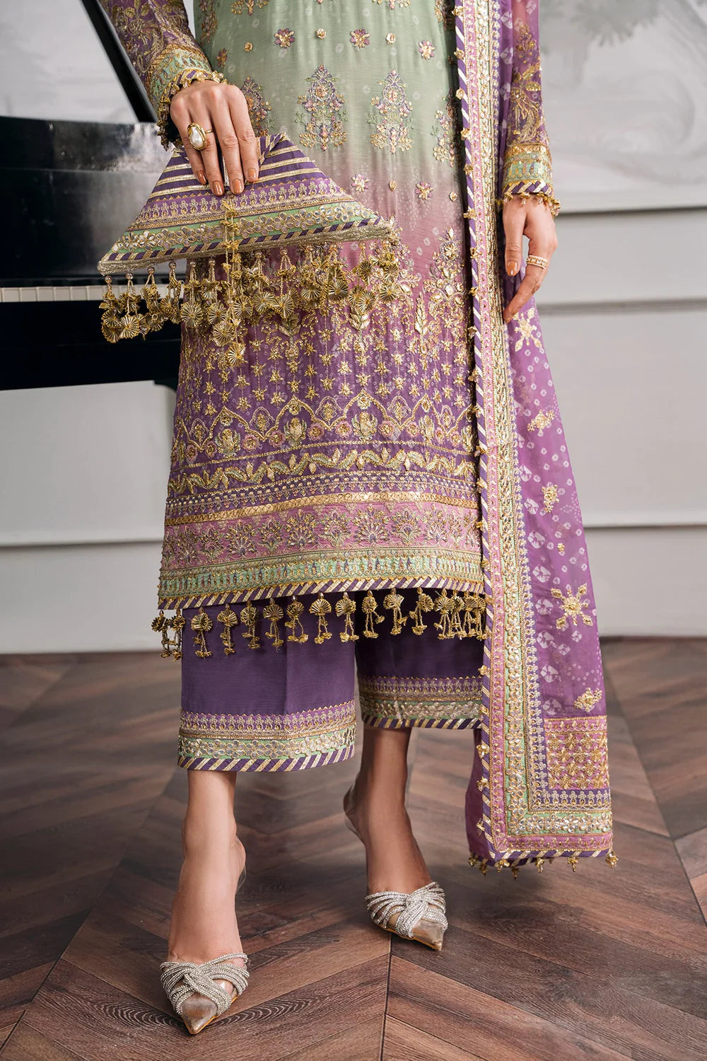 Baroque | Chantelle Embroidered Collection | CH12-08 - House Of Hania