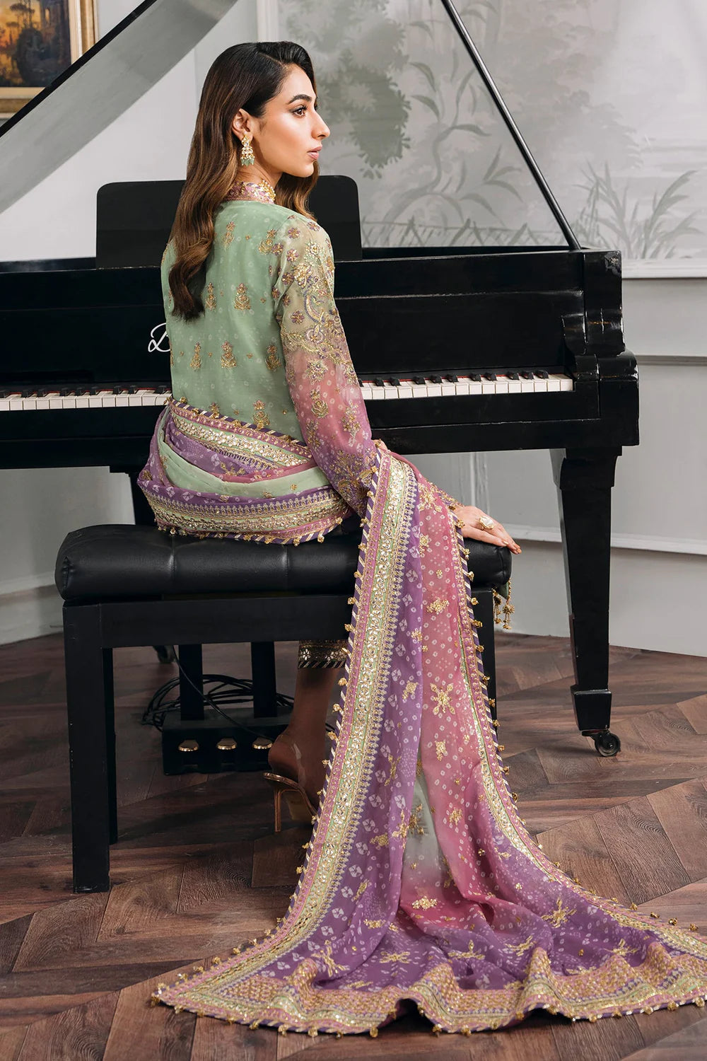 Baroque | Chantelle Embroidered Collection | CH12-08 - House Of Hania