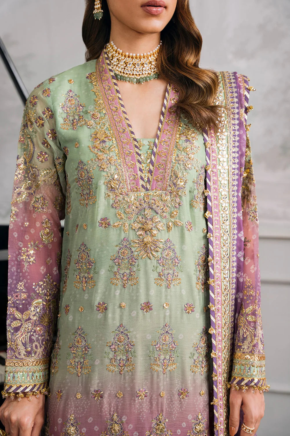 Baroque | Chantelle Embroidered Collection | CH12-08 - House Of Hania