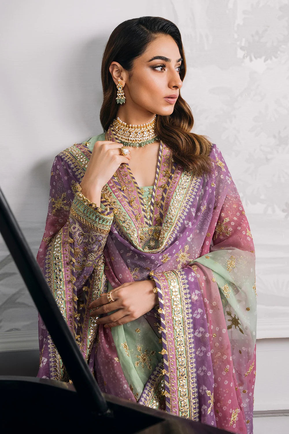 Baroque | Chantelle Embroidered Collection | CH12-08 - House Of Hania