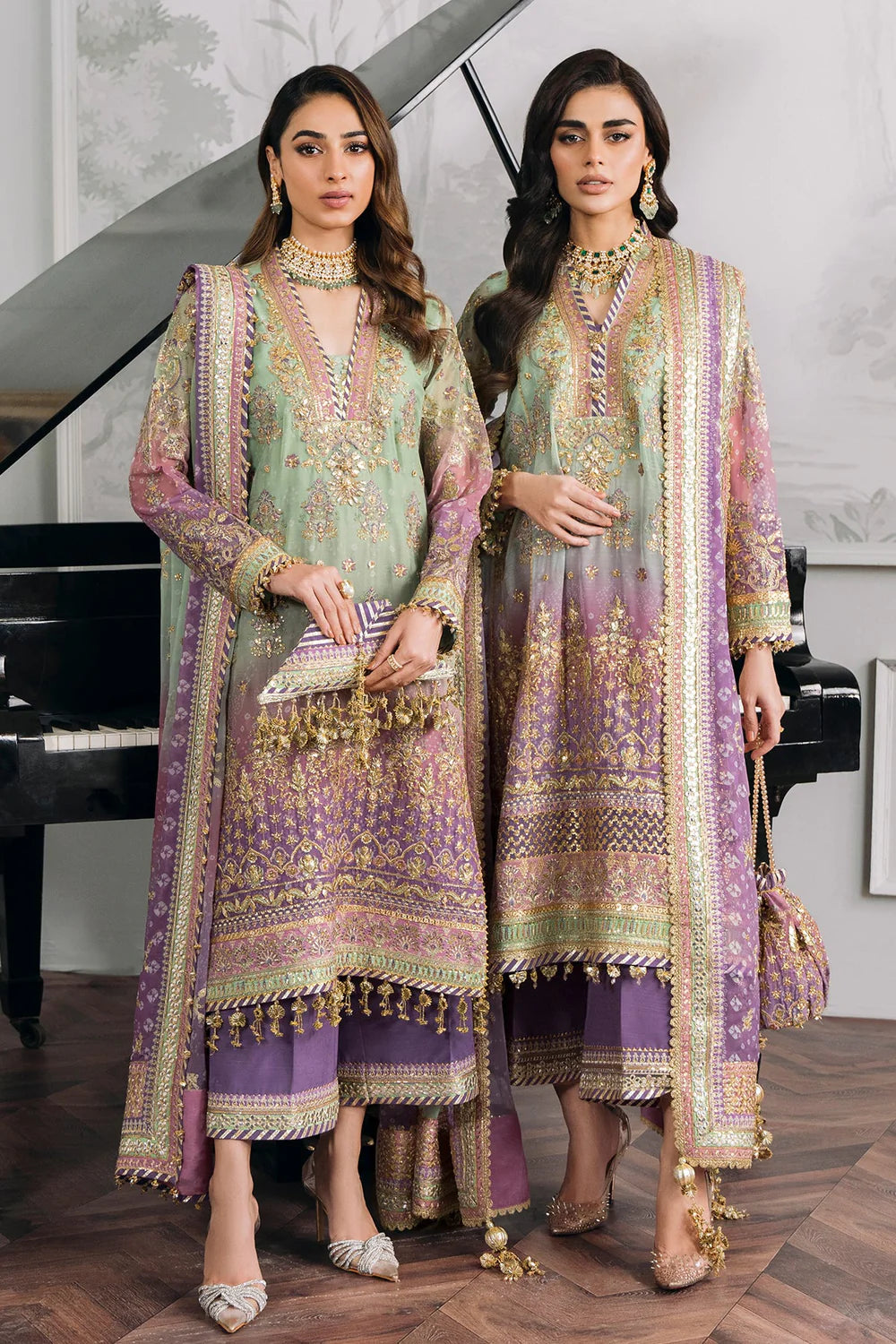 Baroque | Chantelle Embroidered Collection | CH12-08 - House Of Hania