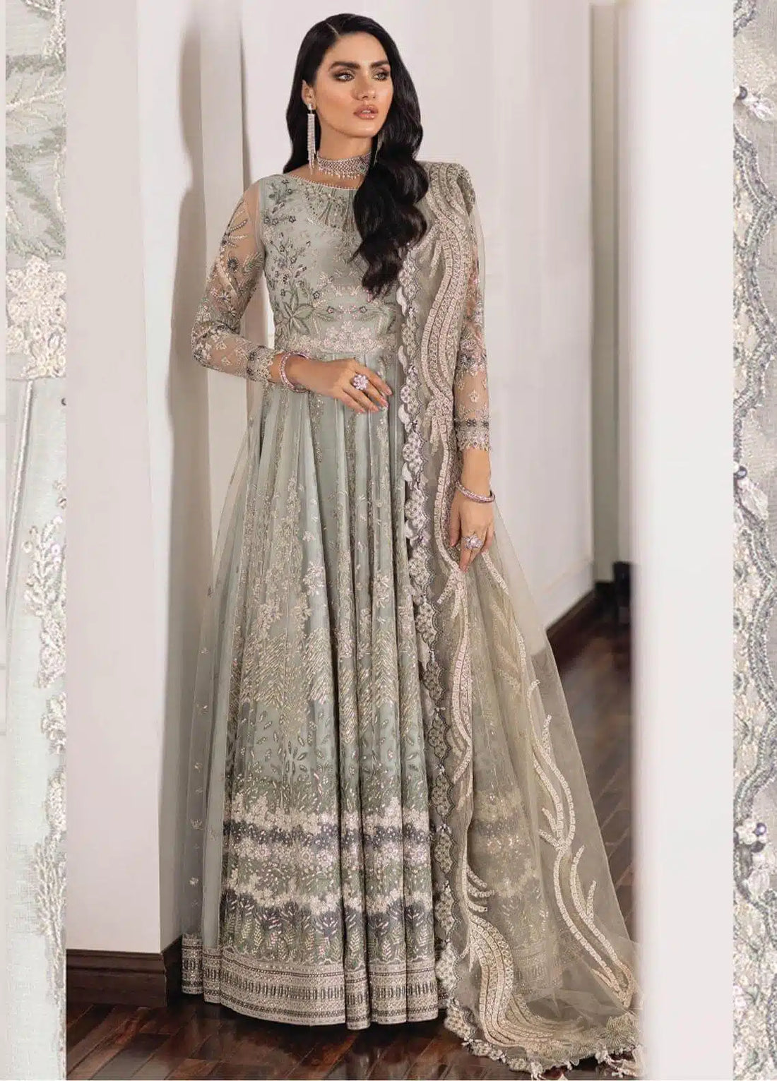 Baroque | Chantelle Embroidered | EC-03 - House Of Hania