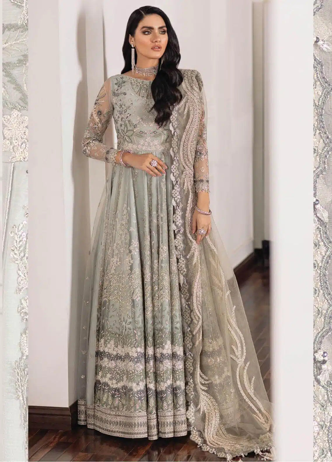 Baroque | Chantelle Embroidered | EC-03 - House Of Hania