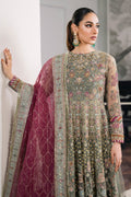 Baroque Chantelle Embroidered Luxury Net 3Pc Suit EC-02 - House Of Hania