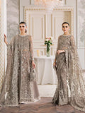Baroque Chantelle Embroidered Luxury Net 3Pc Suit EC-06 - House Of Hania