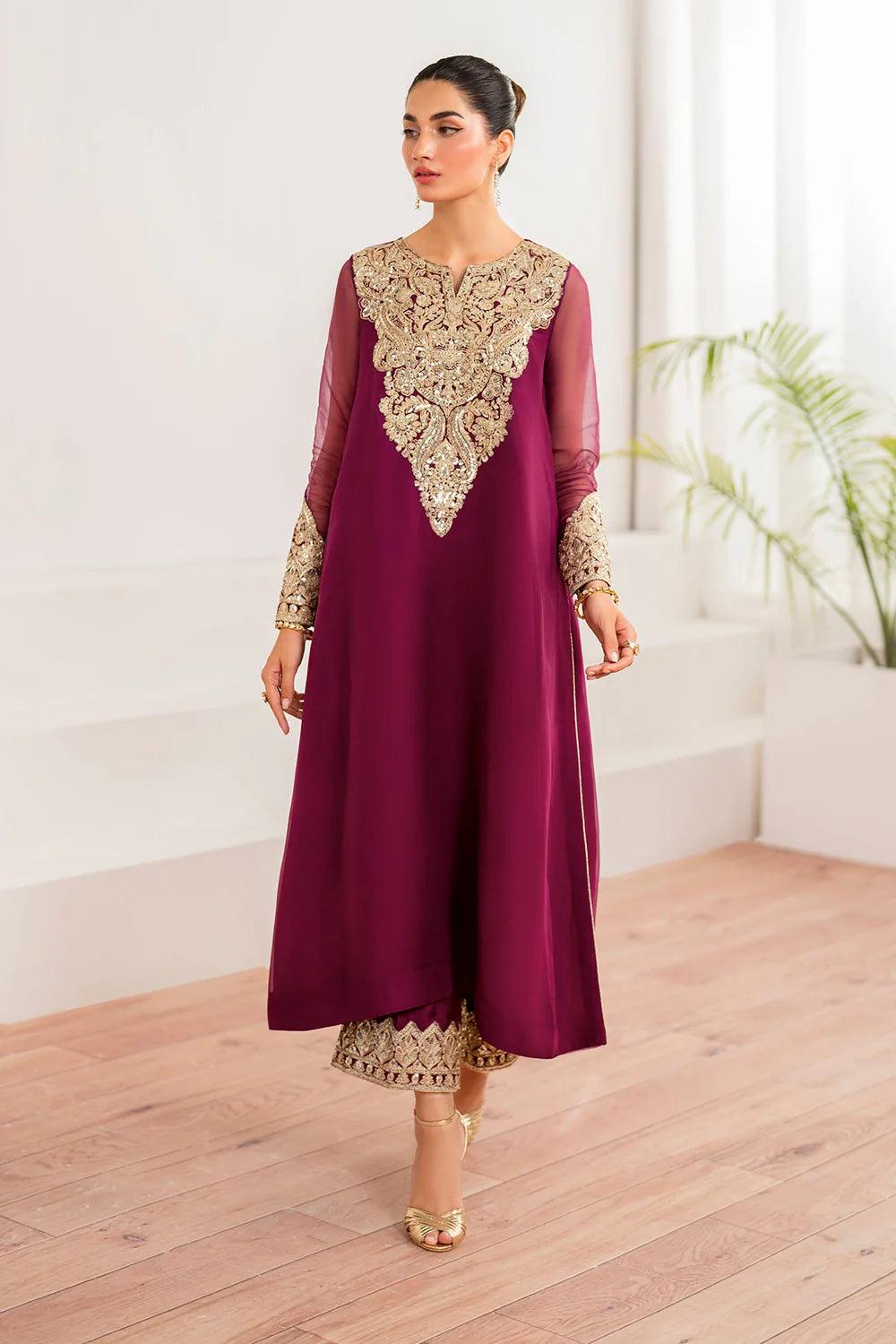 Baroque | EMBROIDERED CHIFFON PR-997 - House Of Hania