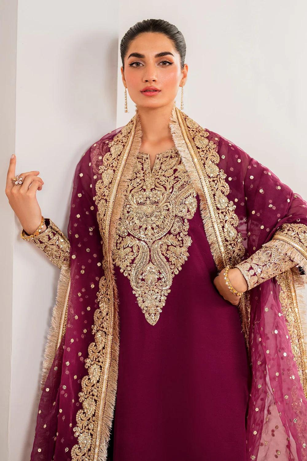 Baroque | EMBROIDERED CHIFFON PR-997 - House Of Hania