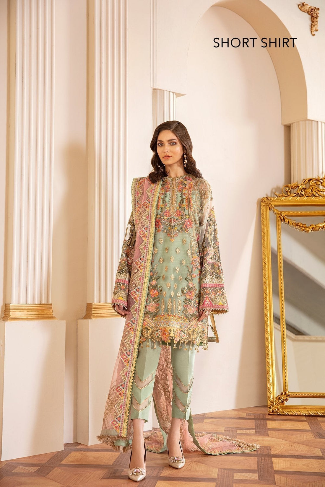 Baroque-EMBROIDERED NET CH07-01 - House Of Hania