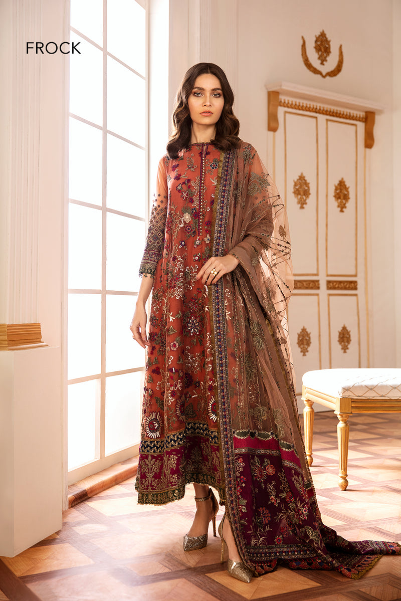 Baroque-EMBROIDERED NET CH07-03 - House Of Hania