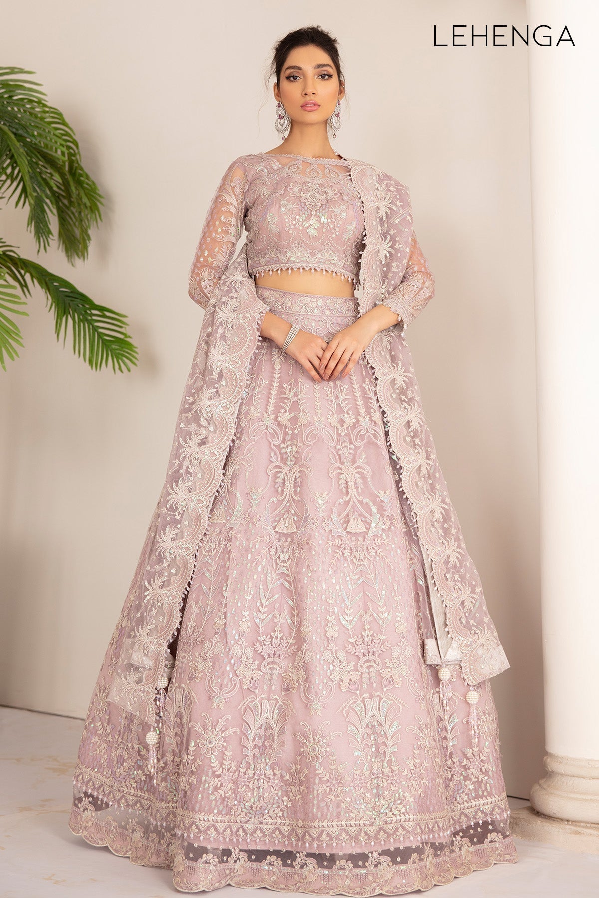 Baroque-EMBROIDERED NET CH08-01 - House Of Hania