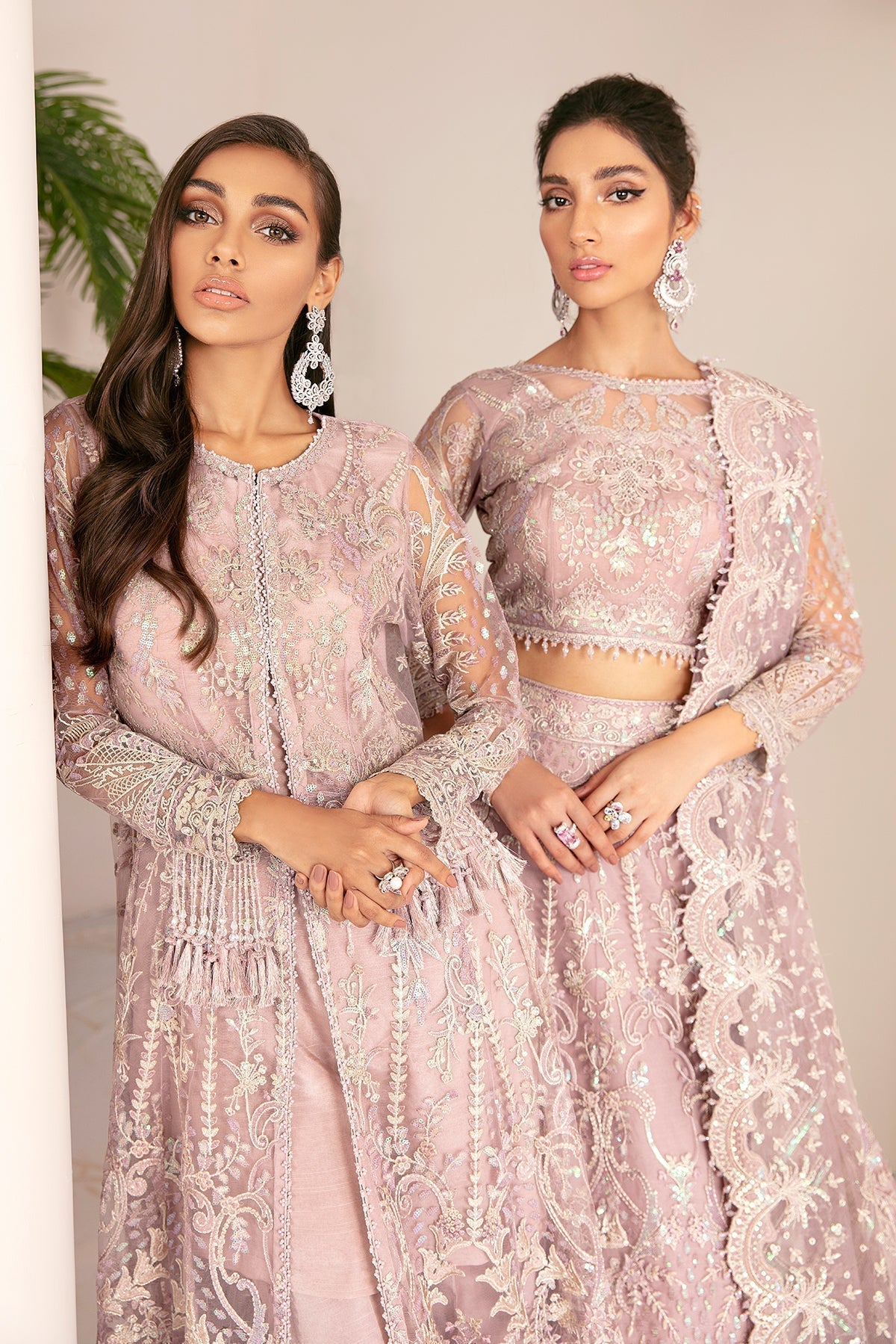 Baroque-EMBROIDERED NET CH08-01 - House Of Hania