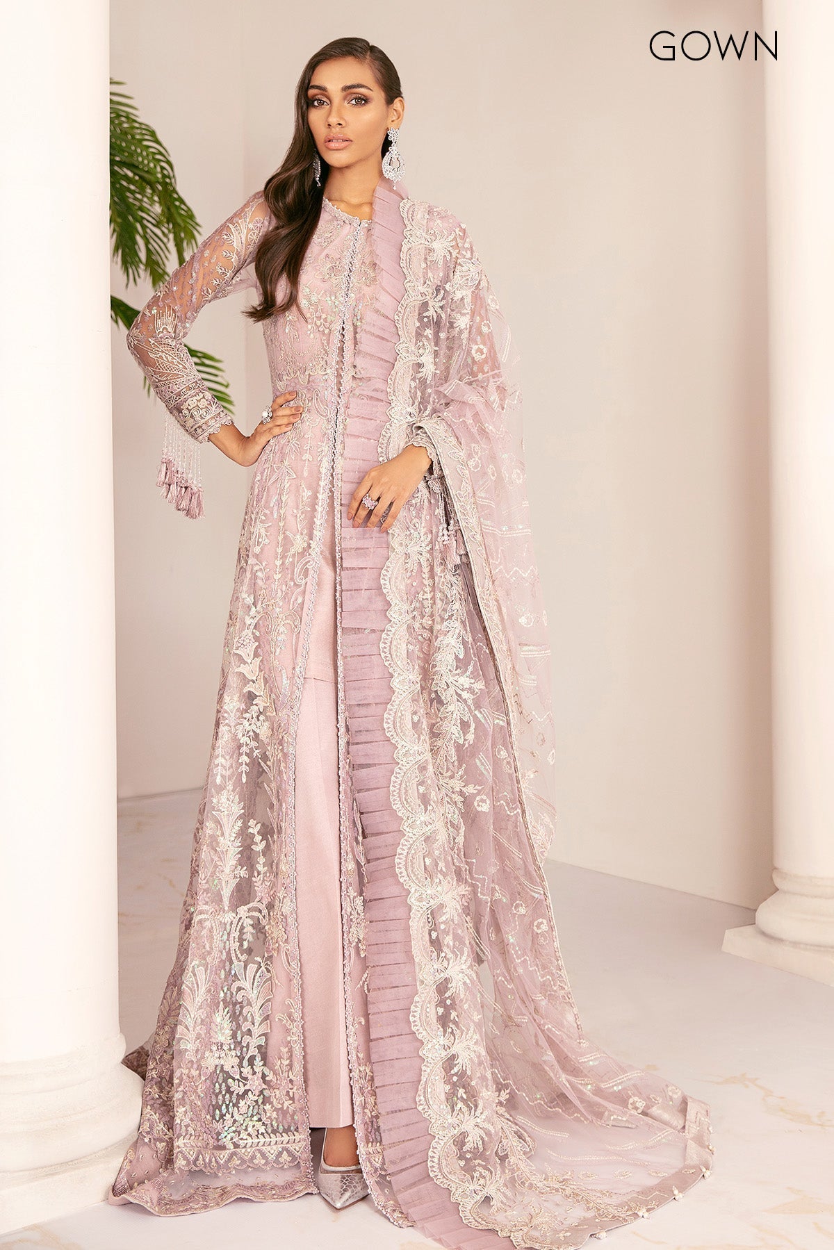 Baroque-EMBROIDERED NET CH08-01 - House Of Hania